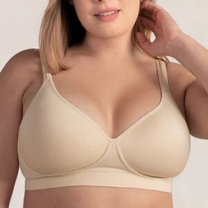 Shapermint Truekind® Wireless Lift T-Shirt Bra Sz 2XL Chai